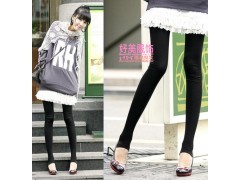 秋季裤装新风尚 图案保暖仿牛仔打底裤批发指南